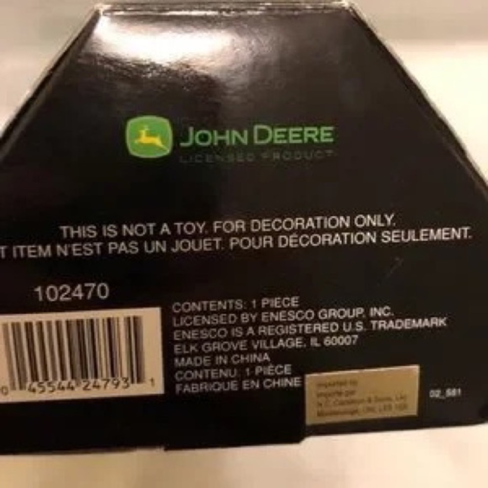 John Deere Green & Yellow Toy Tractor Ornament - Kids Toys - Picture 9 of 9